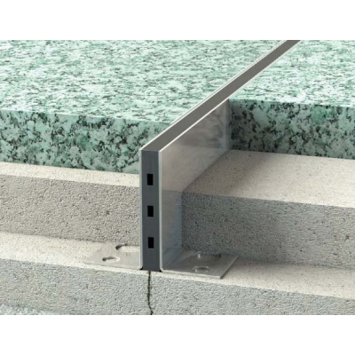 Metal Tile Floor Movement Control Joints for Decking